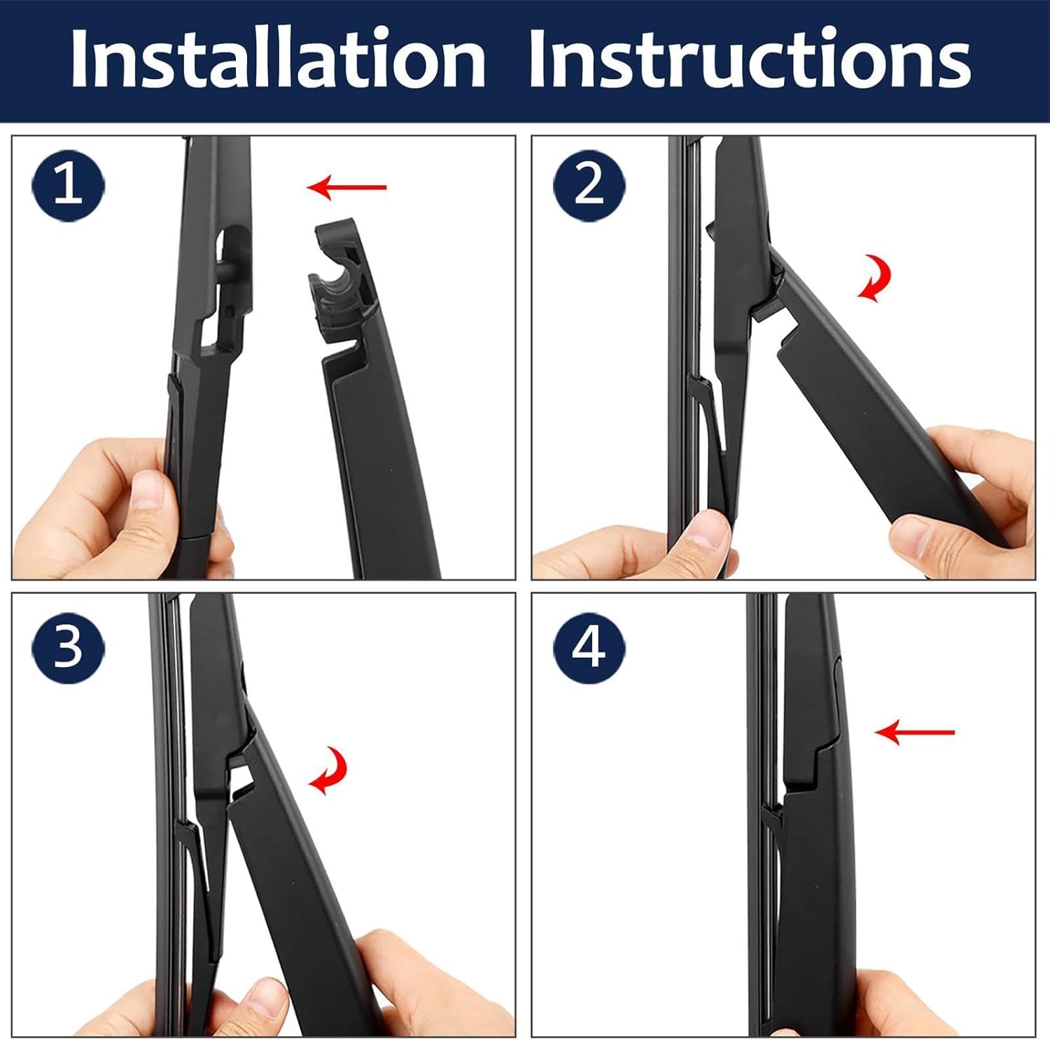 Car Rear Wiper Arm Blade for Lexus Rx350 2007-2012 14" Rear Window Windshield Wiper Arm and Blade Car Accessories