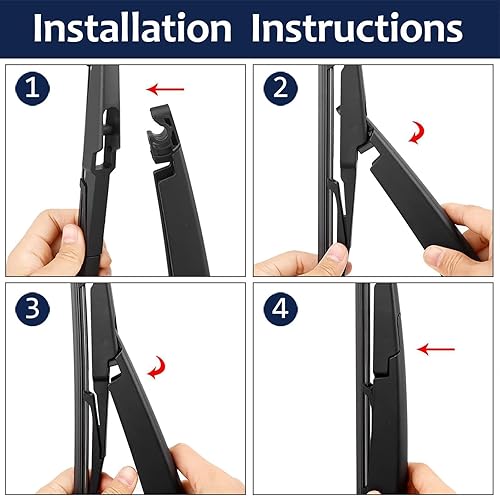 Miniatura 7 de Limpiaparabrisas trasero para Hyundai Starex 2008-2020 de 14 pulgadas, limpiaparabrisas trasero para coche, accesorios de coche