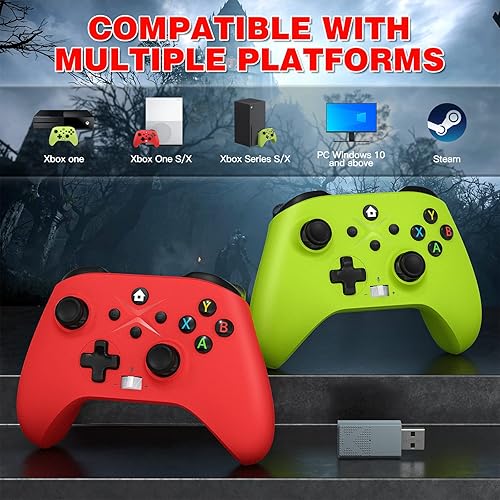 Miniatura 2 de Gamrombo Controlador inalámbrico 2.4G para controlador Xbox compatible con Xbox One, Xbox Series X, Xbox Series S, Xbox One S, Xbox One X, Steam,