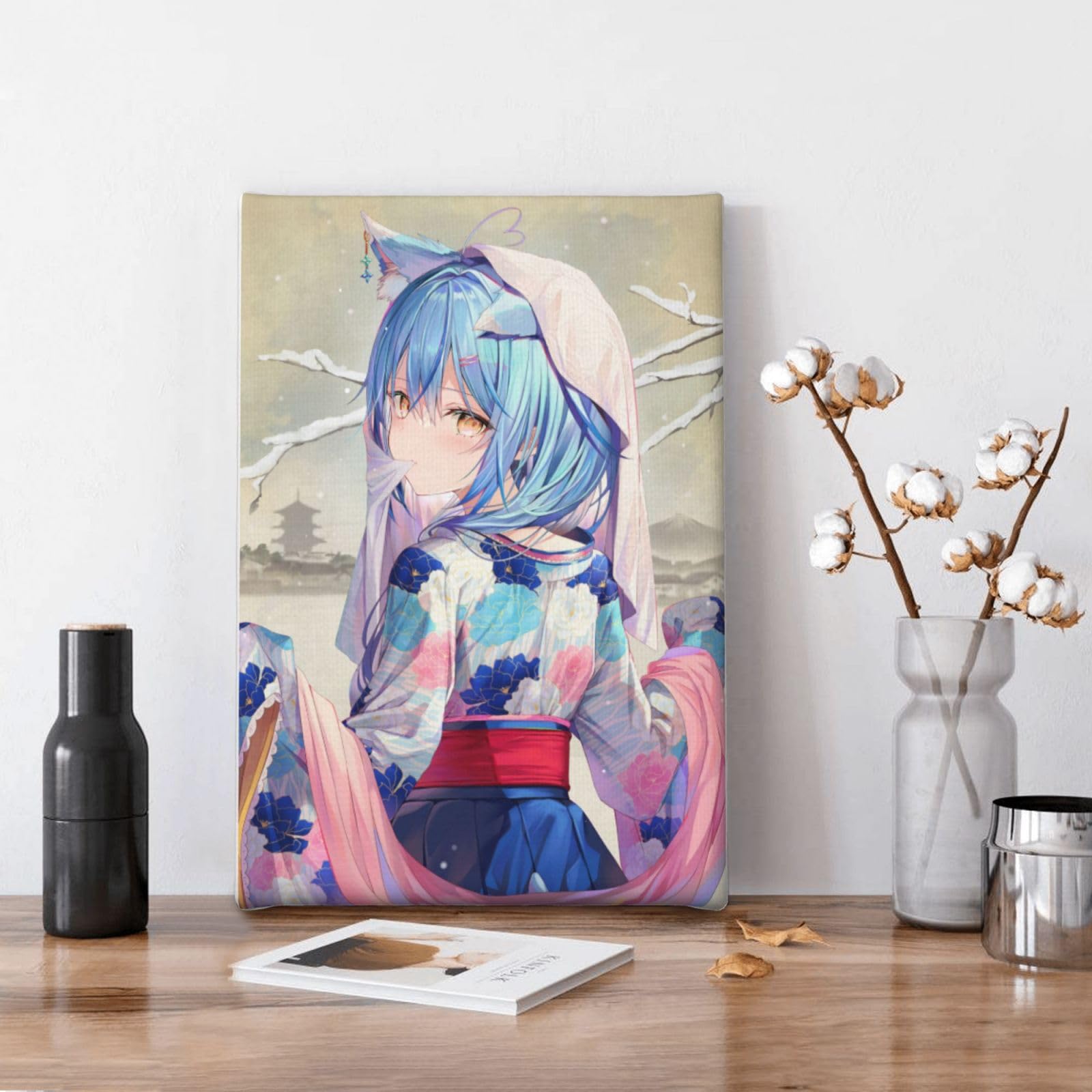 Amazon.co.jp: アートパネル VTuber 雪花ラミィ 壁飾り 壁の絵