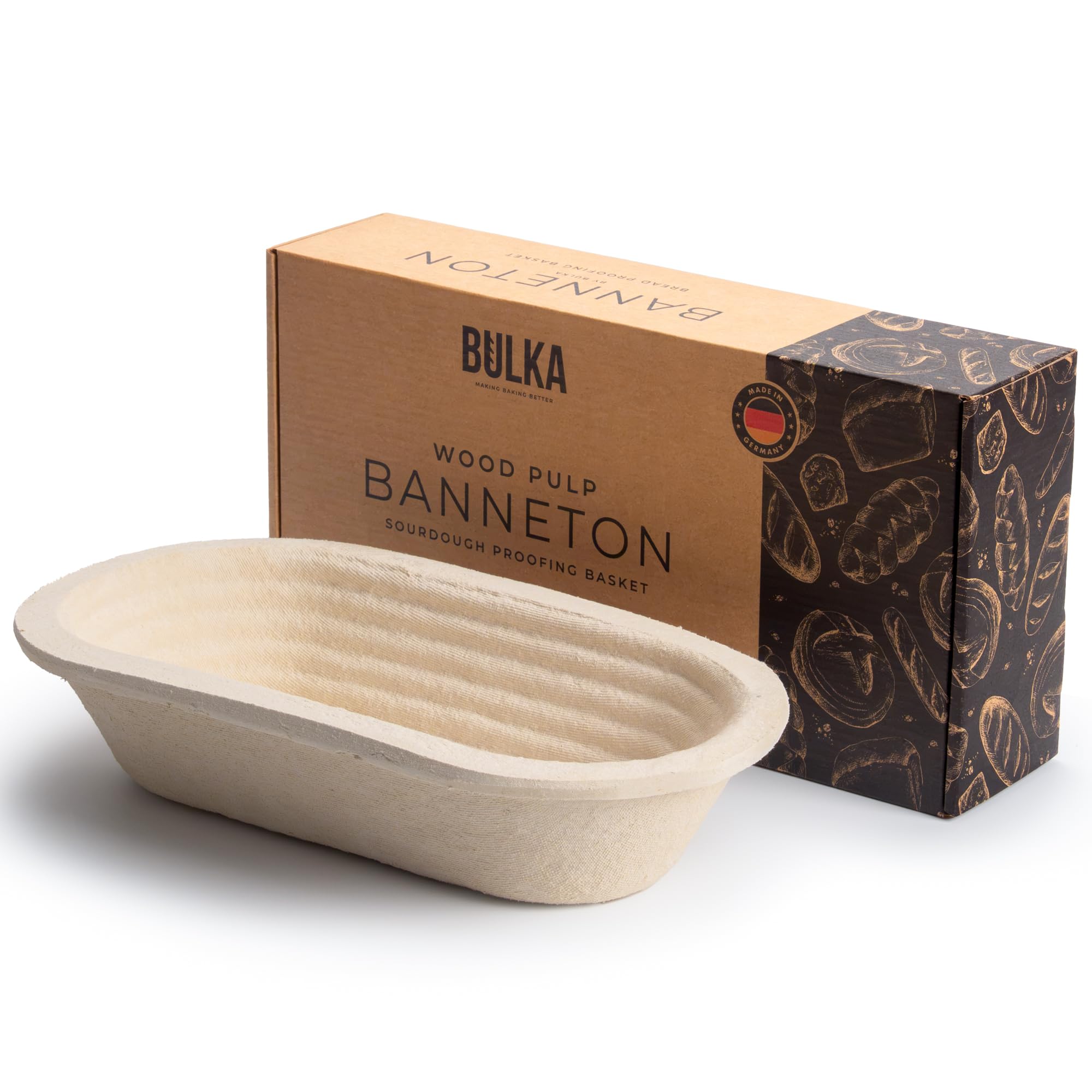 Bulka Sourdough Banneton 11.4' Oval
