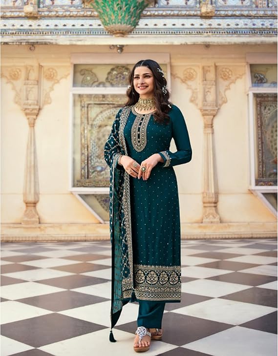 Đầm Ấn Độ Phong Cách Áo Choàng Chất Lượng Tốt Nhất Anarkali Salwar Kameez Dài An