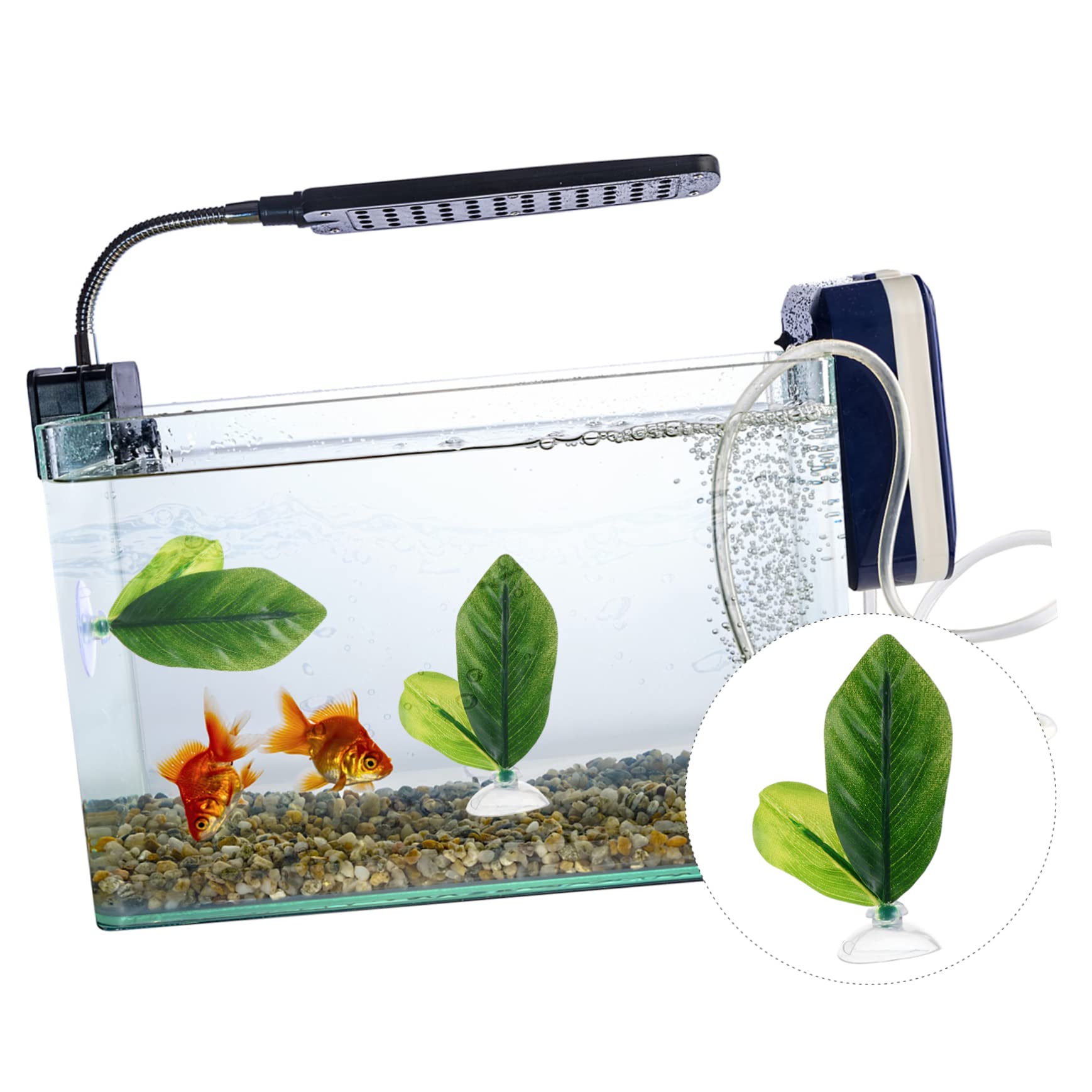BESPORTBLE 12stücke Künstliche Aquarium Pflanzen Lebendige Simulation Für Aquarien Und Terrarien Dekoration Für Betta-Nester Und Unterwasserlandschaften