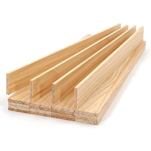 Wood Strips Slats Wooden Dowels for Crafts 1/8"x 1" x