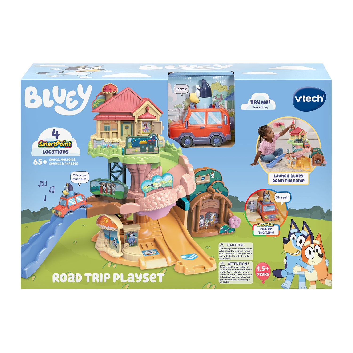 VTech Bluey Road Trip Vehicle Playset