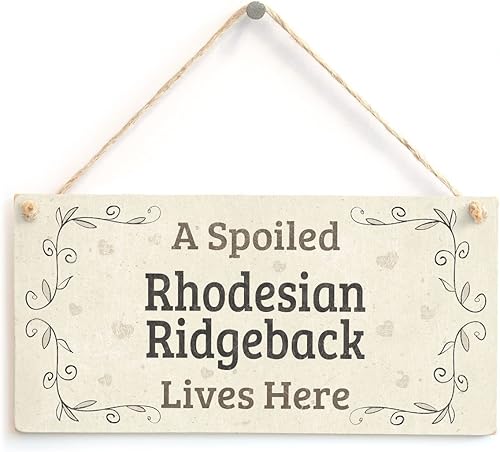 Miniatura 3 de Meijiafei A House is Not A Home Without A Boxer - Letrero vintage para perro, placa de 10 x 5 pulgadas No es un hogar sin boxeador,Ridgeback