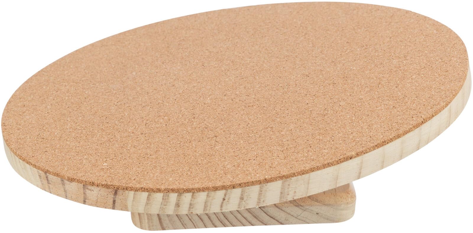 TRIXIE walking plate, degus/large hamsters, wood/cork, ø 30 cm