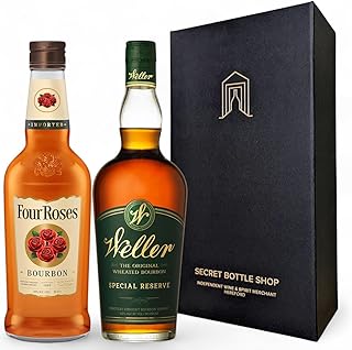 Secret Bottle Shop Bourbon Discovery Gift Set 2x70cl Weller Special Reserve Four Roses Small Batch