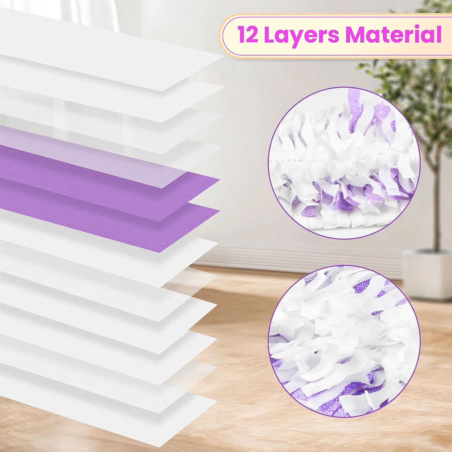 Pure Realm 40 Cout Power Mop Pads Refills for Powermop , Multi-Surface Disposablen swiffer Power Mop Pads，Unscented Spray Cleaning Repalcement Pads Refill