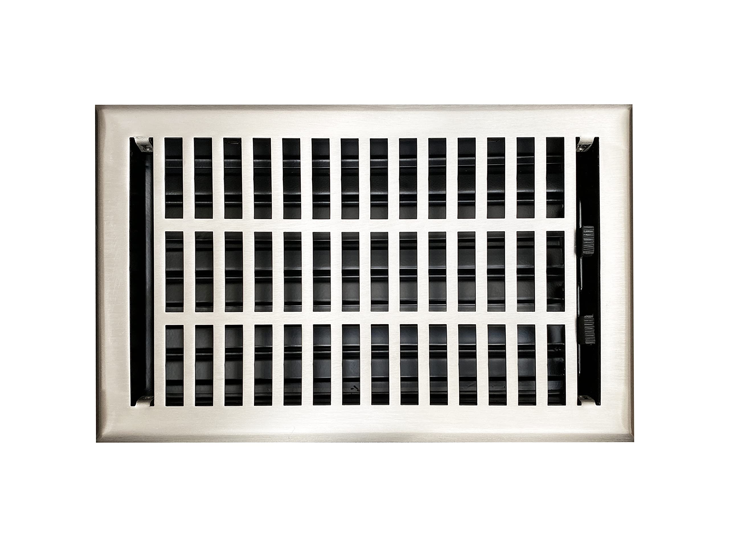 Empire Register Bodenlüftungsabdeckung – 5,1 X 30,5 Cm, Waben-Design, Gebürstetes Nickel
