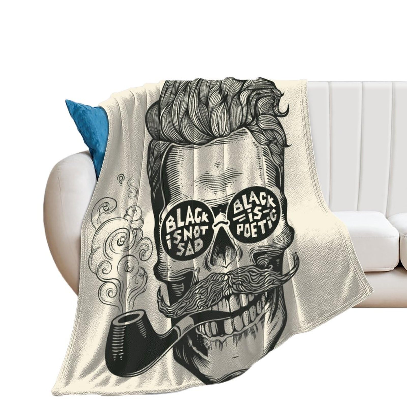 Couverture polaire homme idéale pour des moments cocooning sur le plaid canapé en flanelle