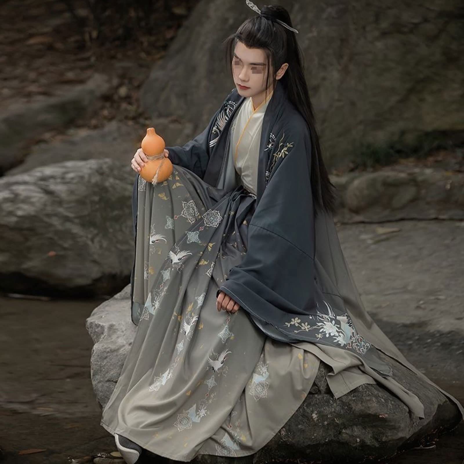 Hanfu Chiński Tradycyjny Męski Hanfu Ubranie Han Fu Kostium Urodzinowy Wieczorowy Strój