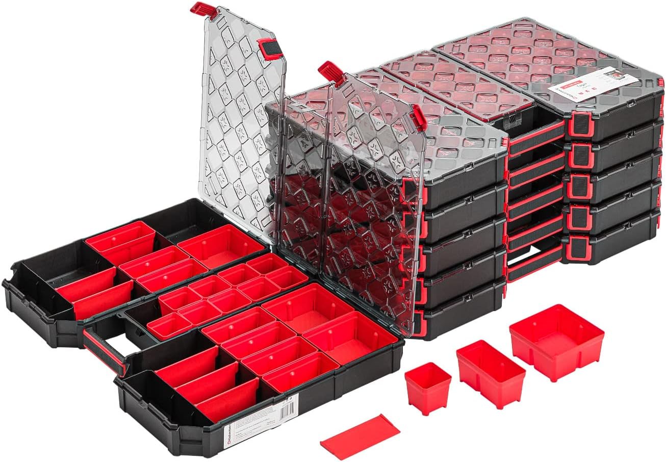 6 x gemoduleerde assortimentsdoos XXL - 390 x 577 x 105 mm - kleine 6 x gemoduleerde assortimentsdoos XXL - 390 x 577 x 105 mm - kleine