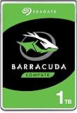 Seagate BarraCuda 1TB, Internal Hard Drive, 2.5 Inch , SATA, 6GB/s, 5.400 RPM, 128MB Cache for PC Laptop, FFP (ST1000LMZ48) - 1