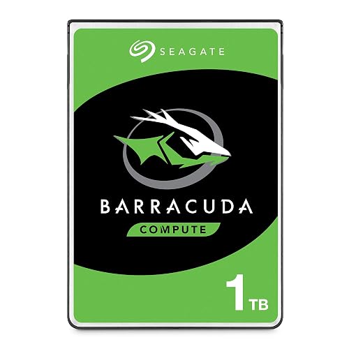 Seagate BarraCuda Pro 1 TB Internal Hard Drive Performance HDD – 2.5 Inch SATA 6 Gb/s 7200 RPM 128 MB Cache for Computer Desktop PC Laptop, Data Recovery – Frustration Free Packaging (ST1000LM049)
