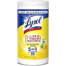 RAC77182EA Disinfecting Wipes,80 Wipes/Tub,Lemon/Lime Blossom