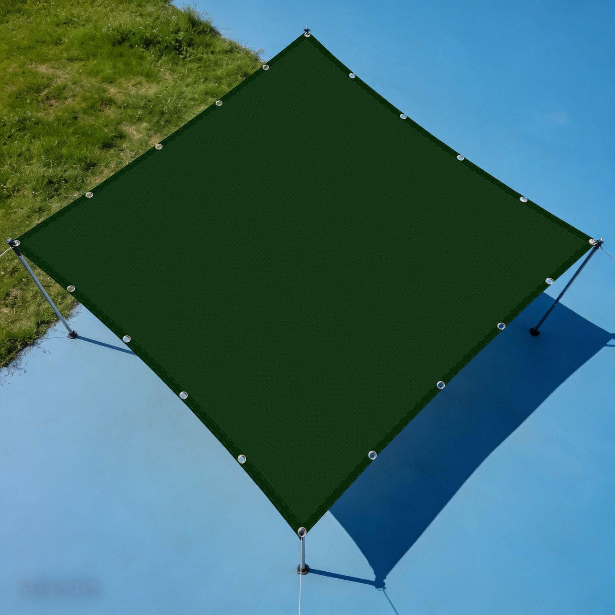 Voile d'ombrage anti UV fini la chaleur étouffante sur le balcon et la terrasse