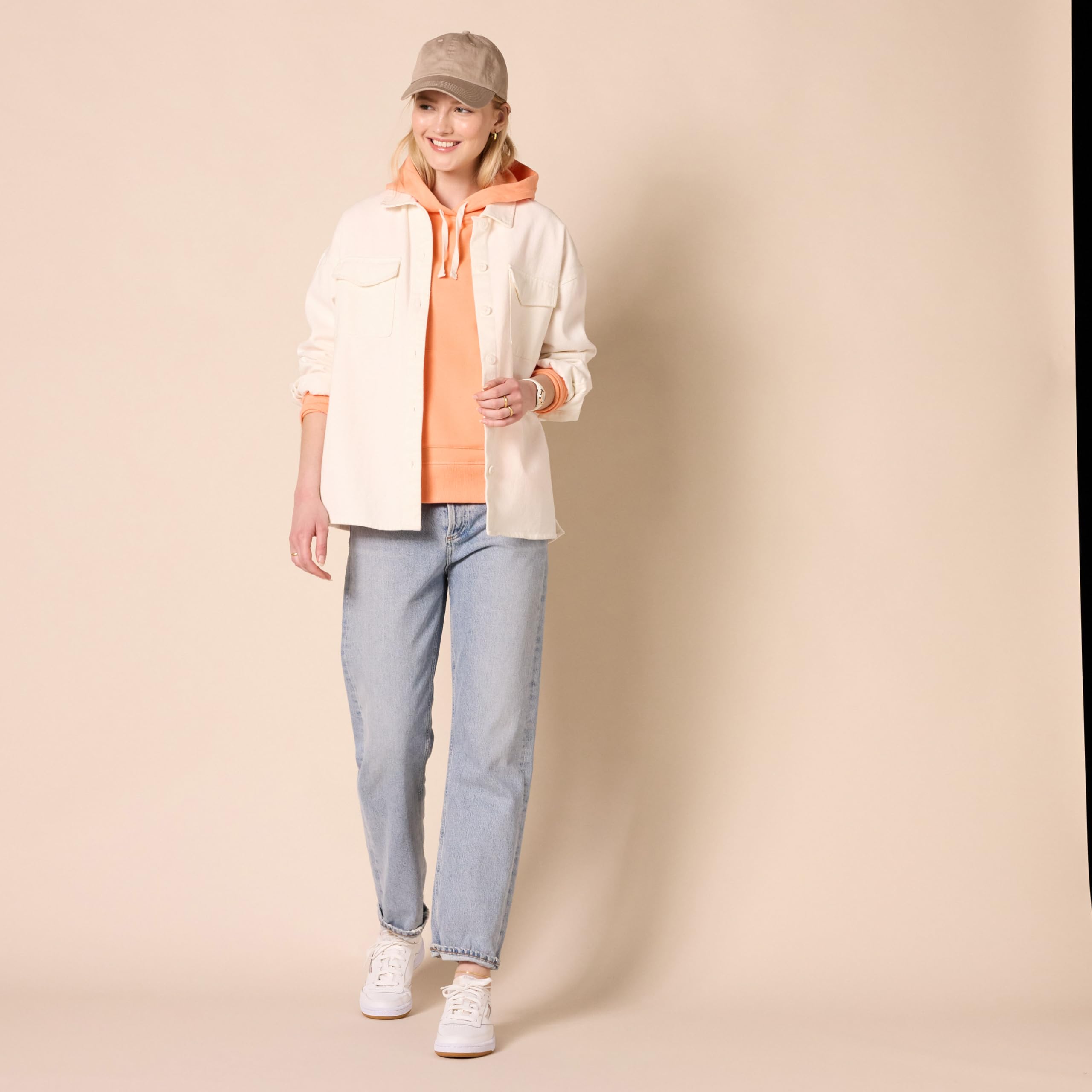 Amazon Essentials Kobiety Bluza polarowa z kapturem (dostępna w wersji Plus Size)