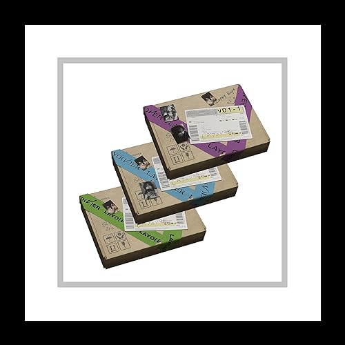 BTS V Layover 1er álbum en solitario versión aleatoria estándar OutBox 124p PhotoBook A+20p PhotoBook B+12p Lyric Book+2p Postcard+5p PhotoCard+100p