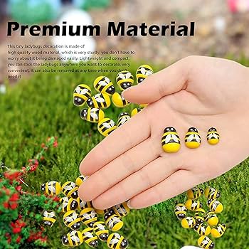 小物 bee Amazon.com: Lxnoap Mini Wooden Bees with Adhesive