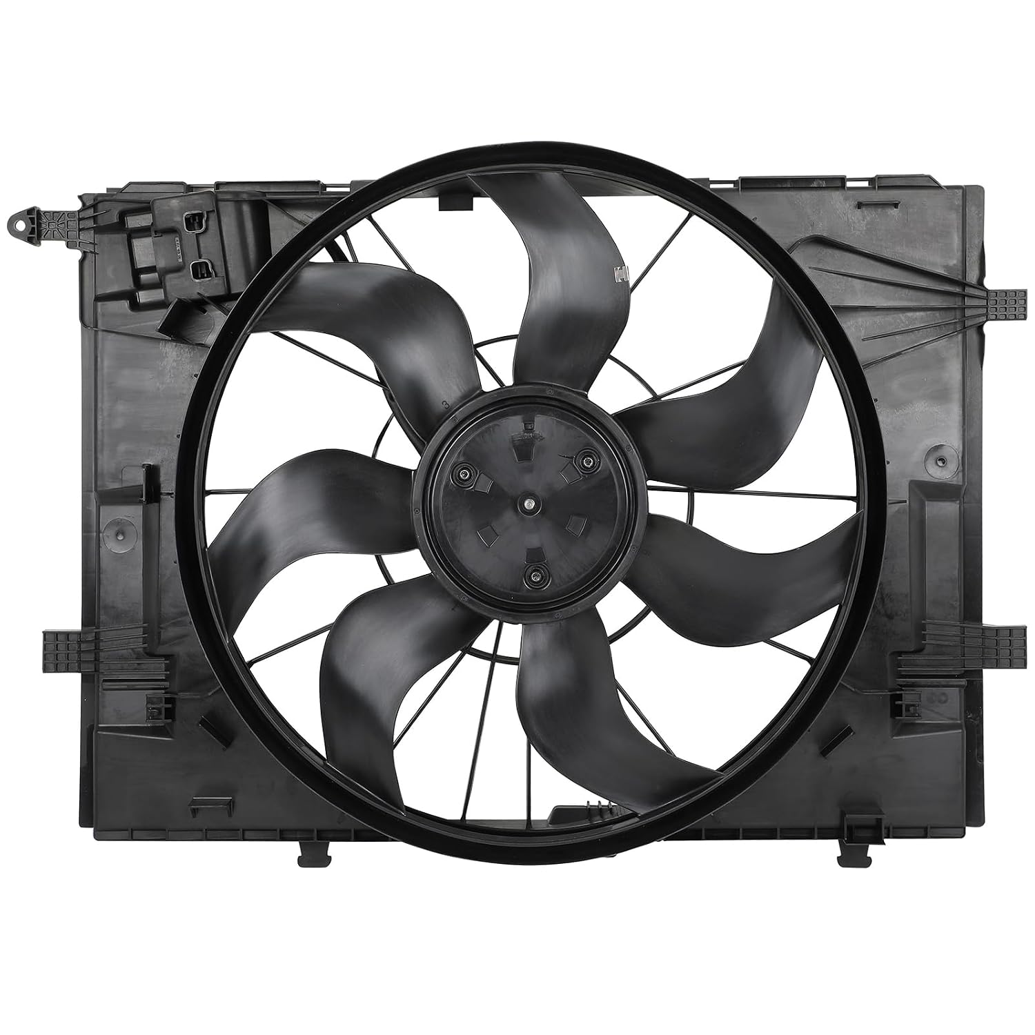 ALEGE Radiator Cooling Fan Fit for 2014-2016 for Mercedes-Benz C180 2015-2016 for Mercedes-Benz C250, Replace OE:0999061100,A0999061100