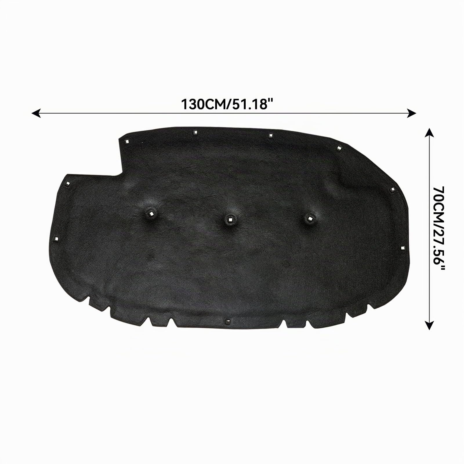 Dämmatte Dämmung Motorhaube Schalldämmmatte Motorraumdämmung Für VW Golf 7 VII