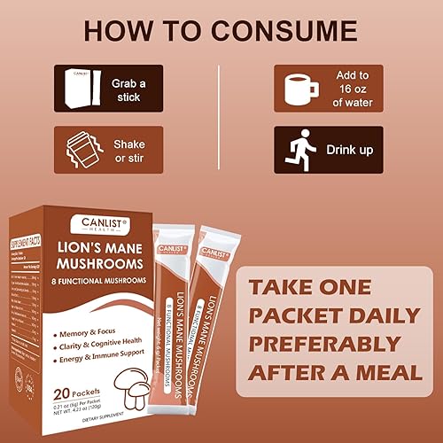 Miniatura 7 de Polvo de setas melena de león