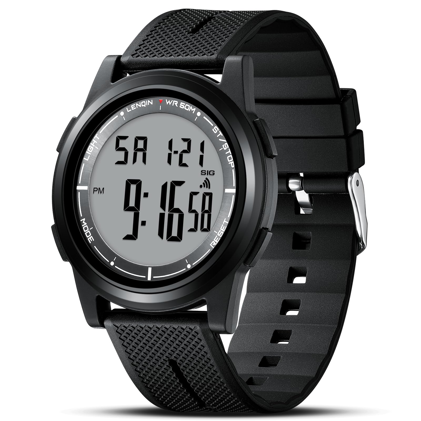 LN LENQIN Mens Watches Digital Waterproof Sports Watch Men Ultra Thin Military
