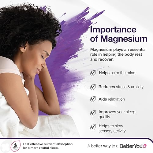 Miniatura 2 de BetterYou Magnesium Sleep Mineral Bath Flakes - Sales de baño minerales para la relajación muscular - Remojo muscular calmante para el dolor -