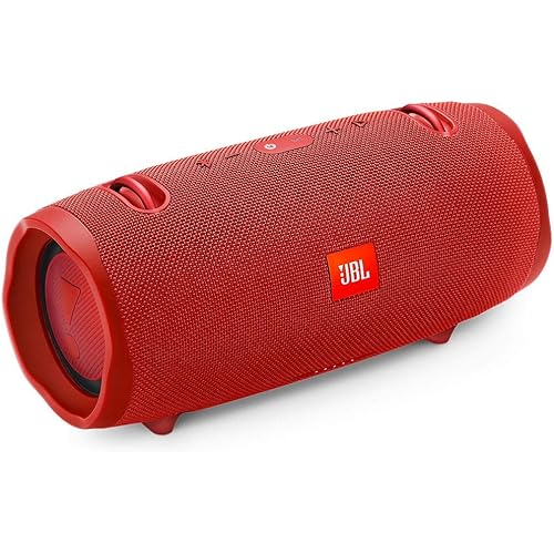 JBL Xtreme 2 Portable Waterproof Wireless Bluetooth Speaker - Red (Renewed)