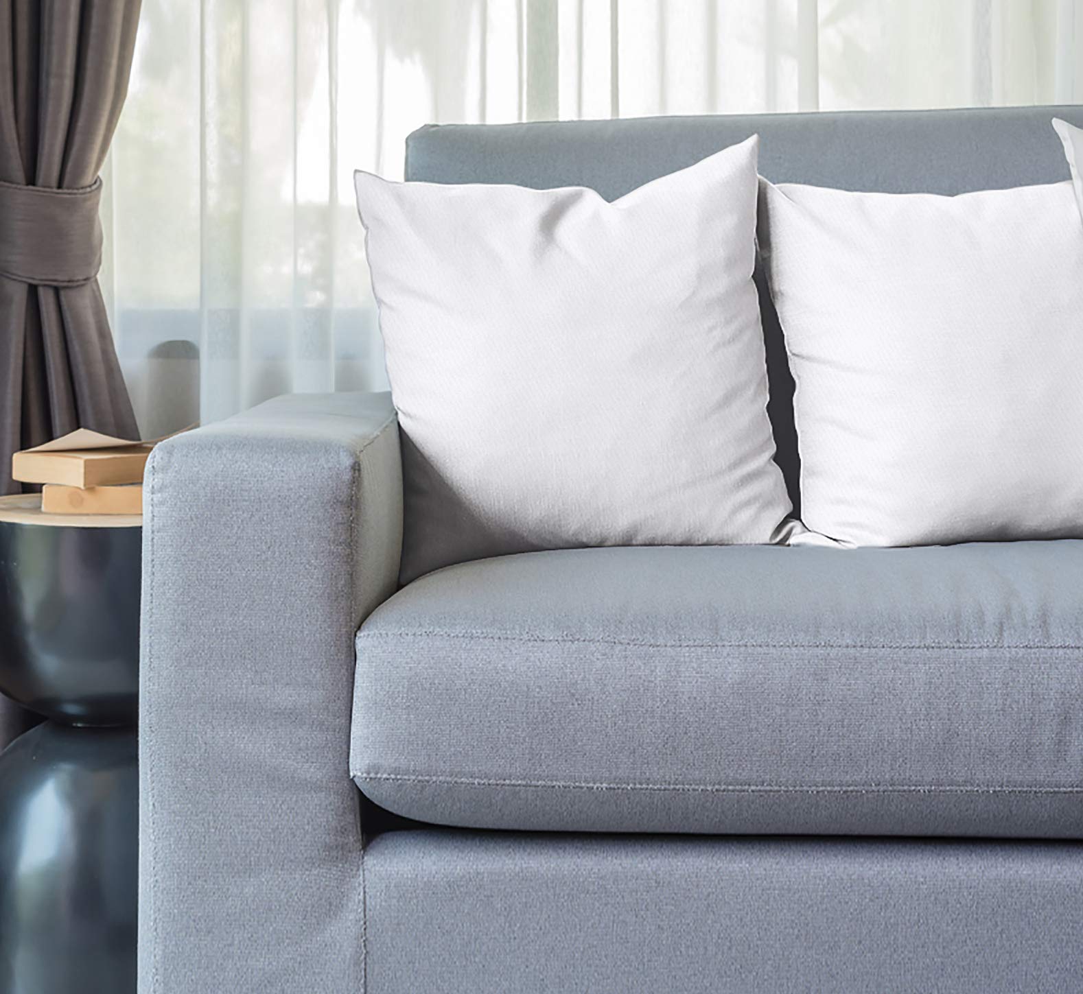 Bird Wing¨ Set of 2 Plain Colour Cushion Cover Sets Cotton Fabric for Home Decor Sofa, Bed and Chairs |Decorative Throw Pillow case (Size : 24X24 Inch, Color : White) (B08WJD738J) Amazon Price History, Amazon Price Tracker