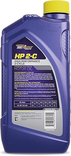Miniatura 2 de Royal Purple ROY01311 HP 2-C Aceite de 2 ciclos de alto rendimiento 01311-1 QT