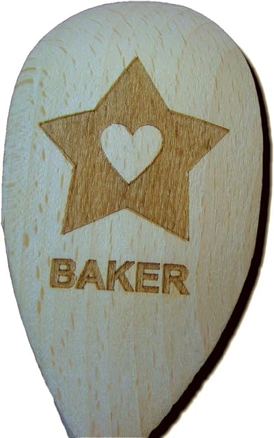 FastCraft BAKER SPOON BEECH WOOD BAKE OFF STAR PRIZE BAKING GIFT PRESENT
