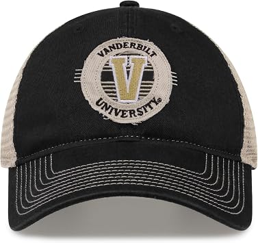 The Game NCAA Licensed Vanderbilt University Trucker Mesh Hat, Vanderbilt Commodores Game Day Hat