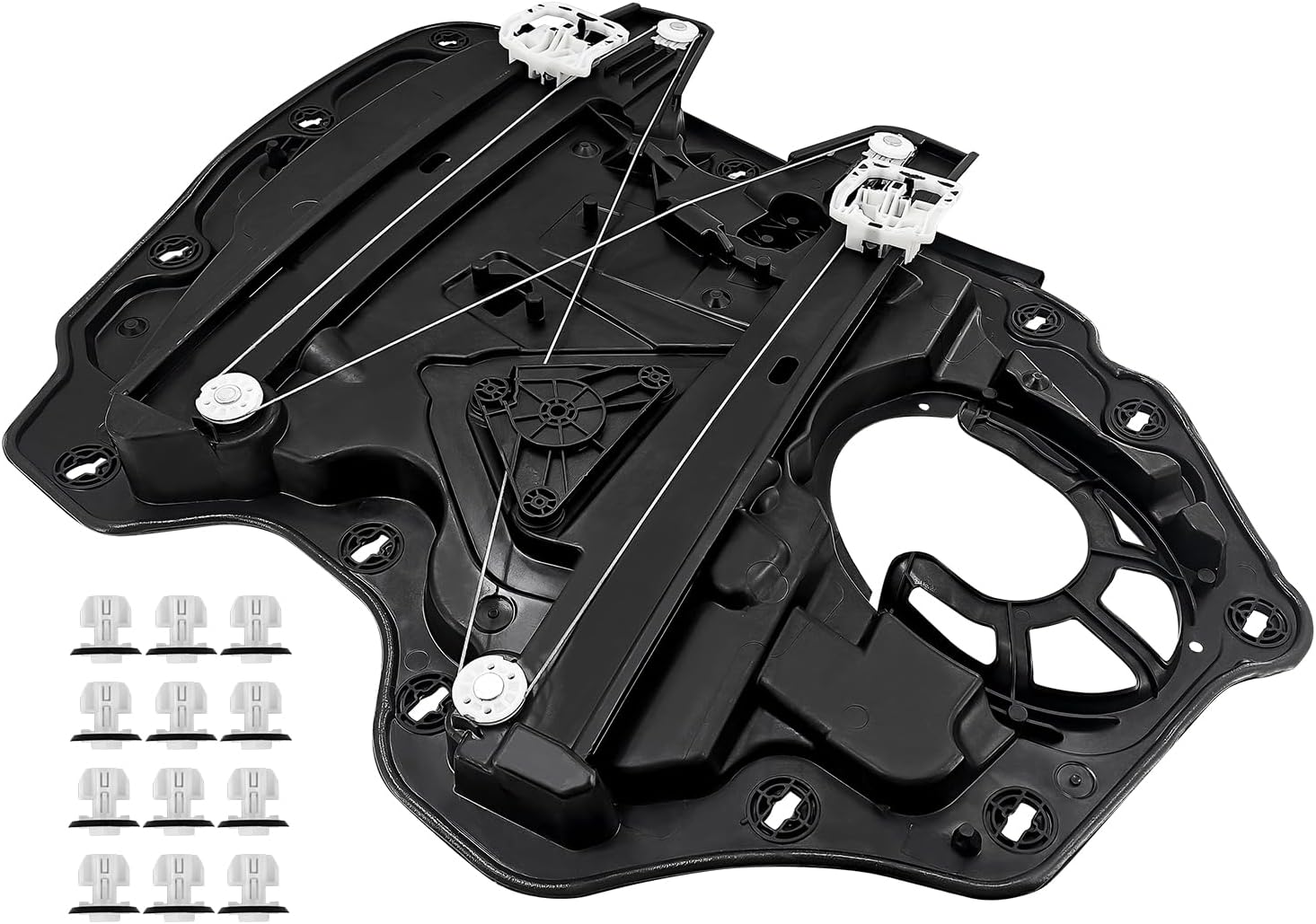 Window Regulator Front Right Side Door W/Carrier Compatible with Lincoln Aviator 2020-2025, w/o Sensors and Motors, Replace # LC5Z5823208B LC5Z5823208 LC5BS23200AH LC5BS23200