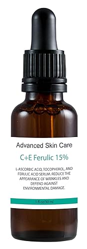 Cuidado avanzado de la piel | Suero facial con vitamina C con vitamina E y ácido ferúlico | Fórmula hidratante e iluminadora de la piel |