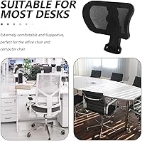 Vista 5 de Tofficu Cojín ajustable para silla de oficina, soporte ergonómico para el cuello, cómodo accesorio para reposacabezas para sillas de escritorio