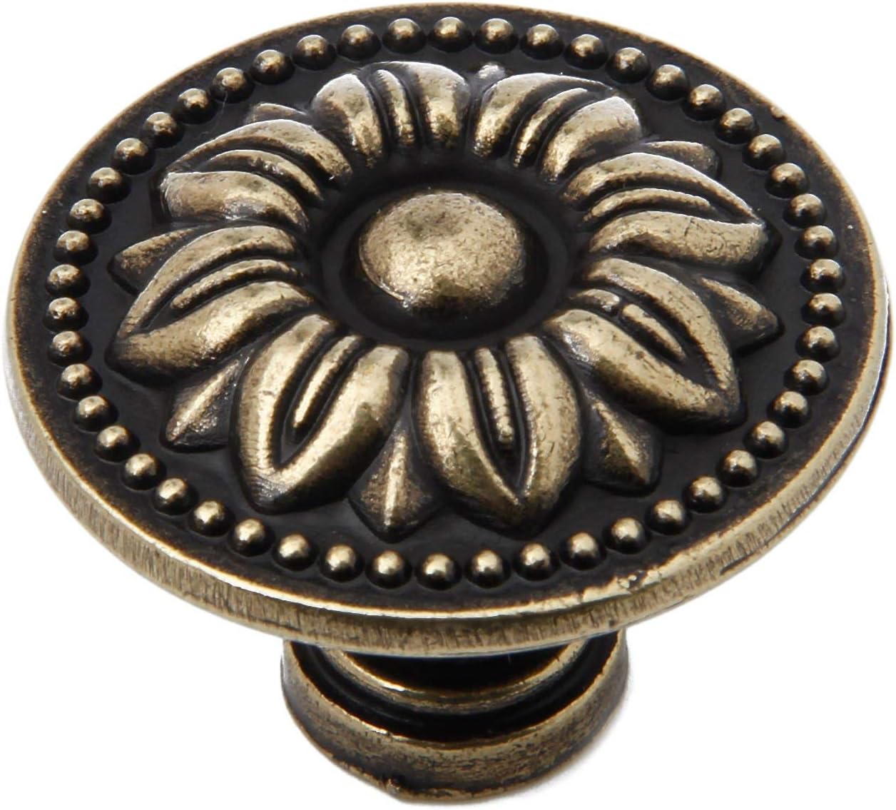 Mgoodoo 5Pcs Vintage Antique Bronze Door Handle Furniture Knobs Pull for Kitchen Cabinets Cupboard Closet 1#