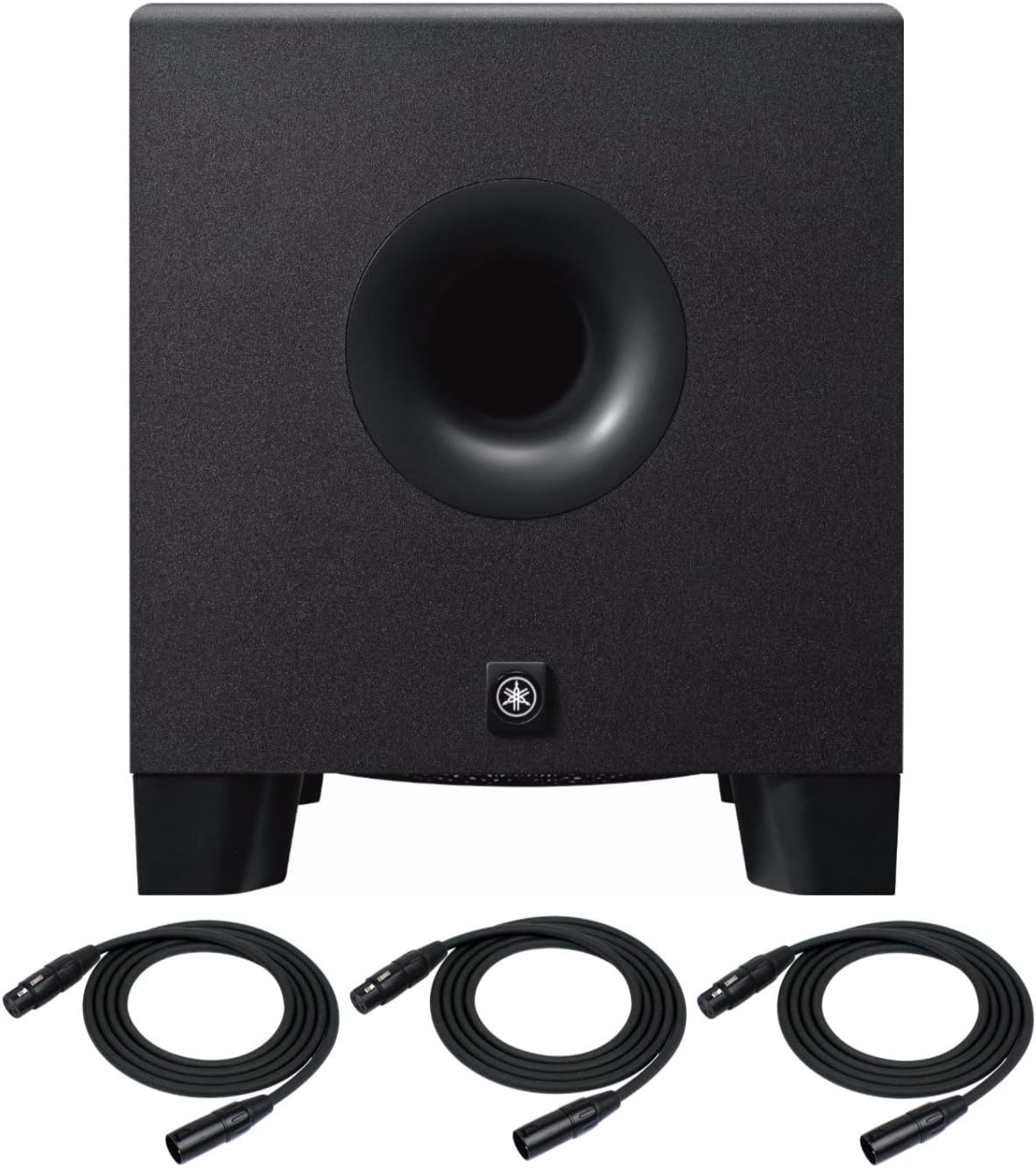 Yamaha HS8S Powered Studio Subwoofer 8" + (3) XLR to XLR