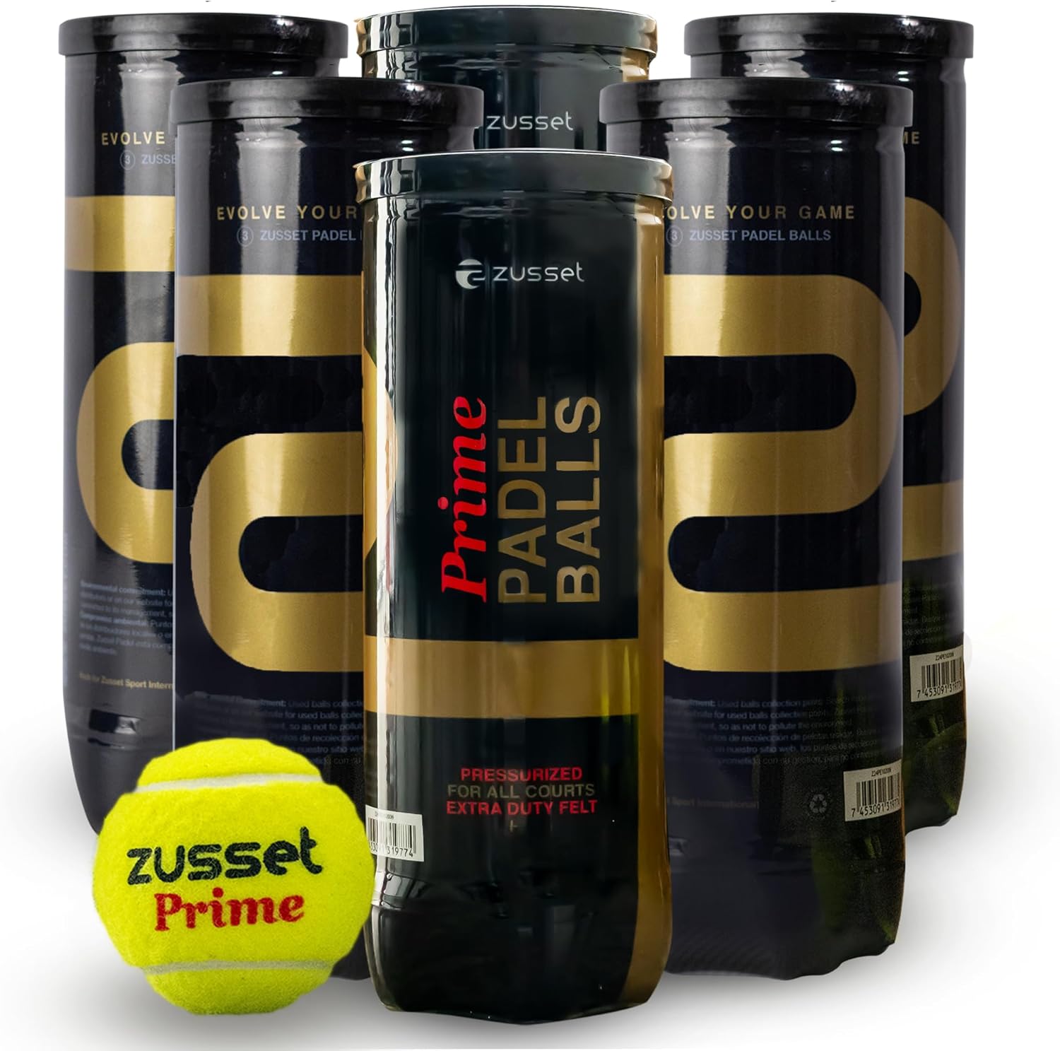 Padel Balls PRIME 2025 (1, 3, 6 & 40 Pack) | High Pressure & Speed Response for Explosive Shot | Reinforced Felt Extended Durability & Accuracy | Tournament-Ready Padel Ball for Pro Competition