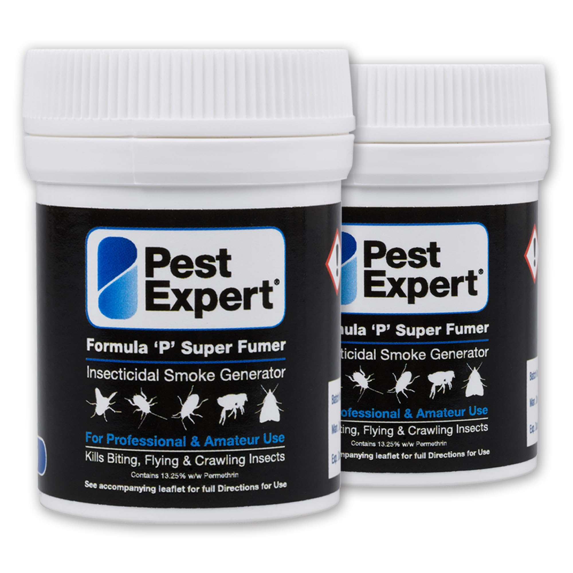Pest Experts Formula āPā Super Fumer Poultry Red Mite killer smoke bomb 2 x 11g (HSE approved and tested - professional strength product)
