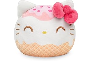 TeeTurtle Hello Kitty Reversible 4" Plushie - Hello Kitty Ice Cream
