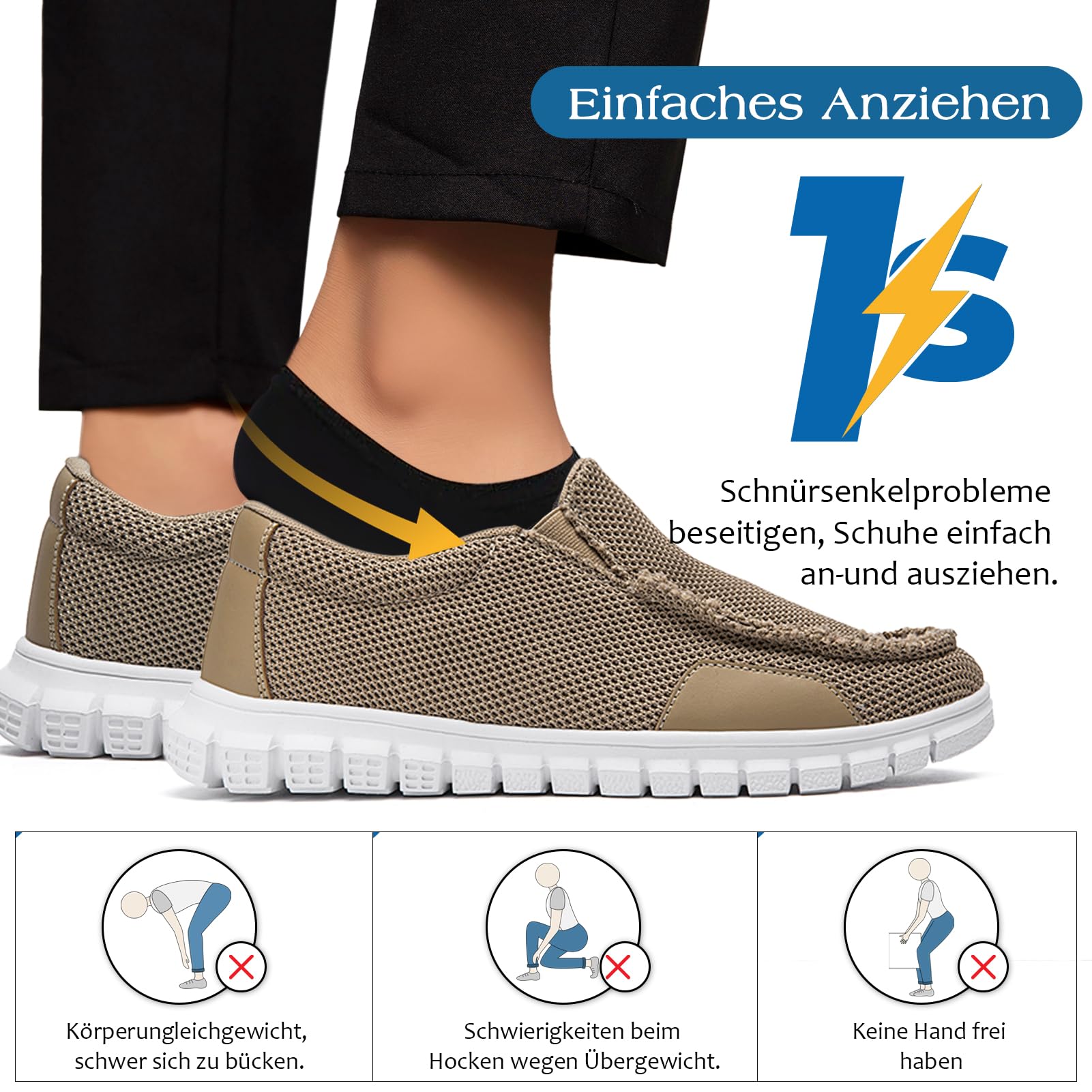 ZGPWZWL Uomo Running Corsa Scarpe Sneakers Ginnastica Camminata Casual Jogging Trekking Tennis Outdoor Fitness Sportive Palestra