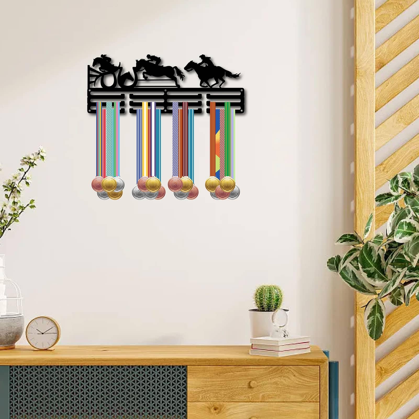 CREATCABIN Acrylic Medal Holder Dance Dancer Medals Hanger Display Stand Wall Mount Hanger - View #8