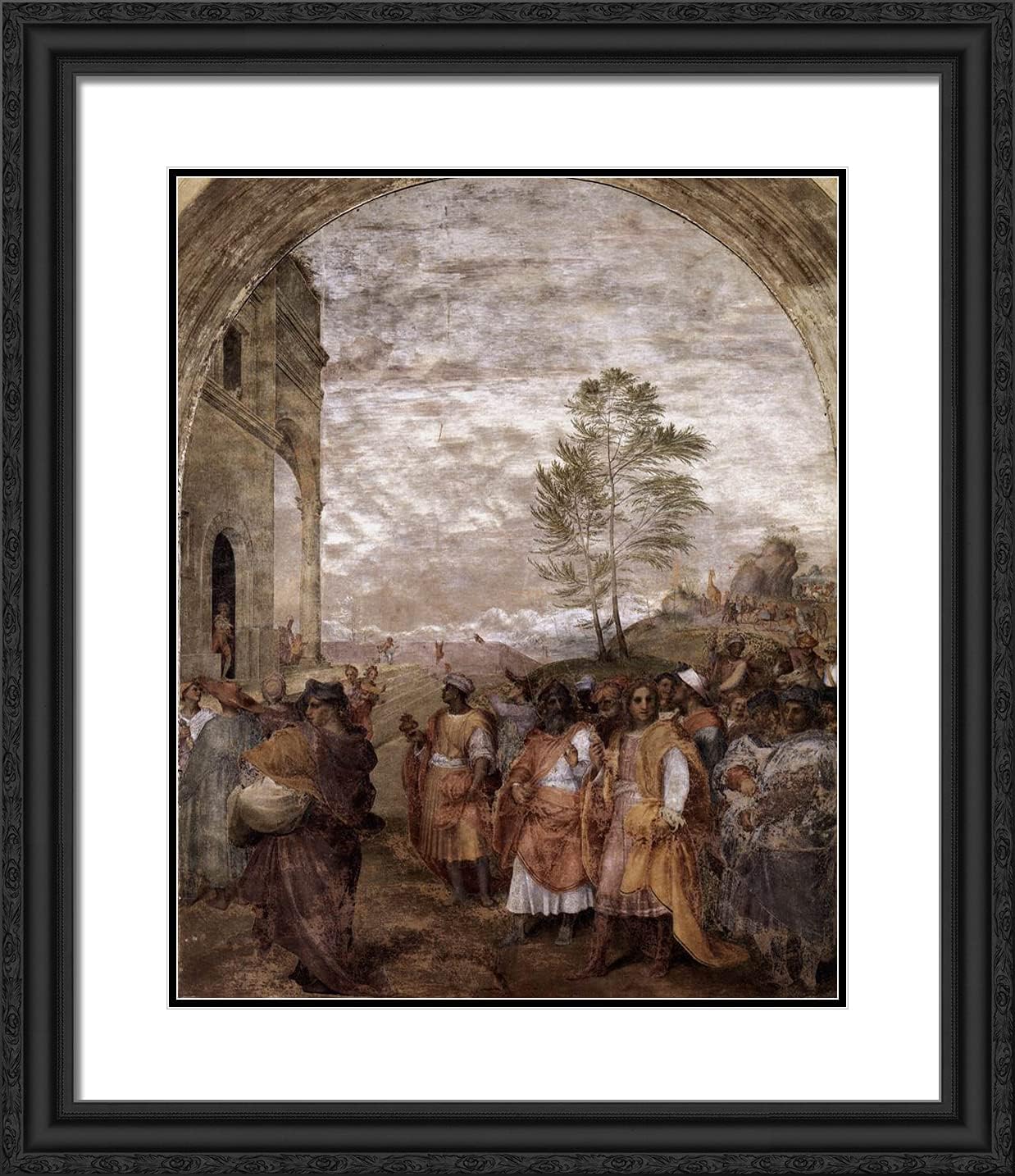 ArtDirect Del Sarto, Andrea 20x23 Gold Ornate Framed Art Print with Double Matting Titled: The Journey of the Magi