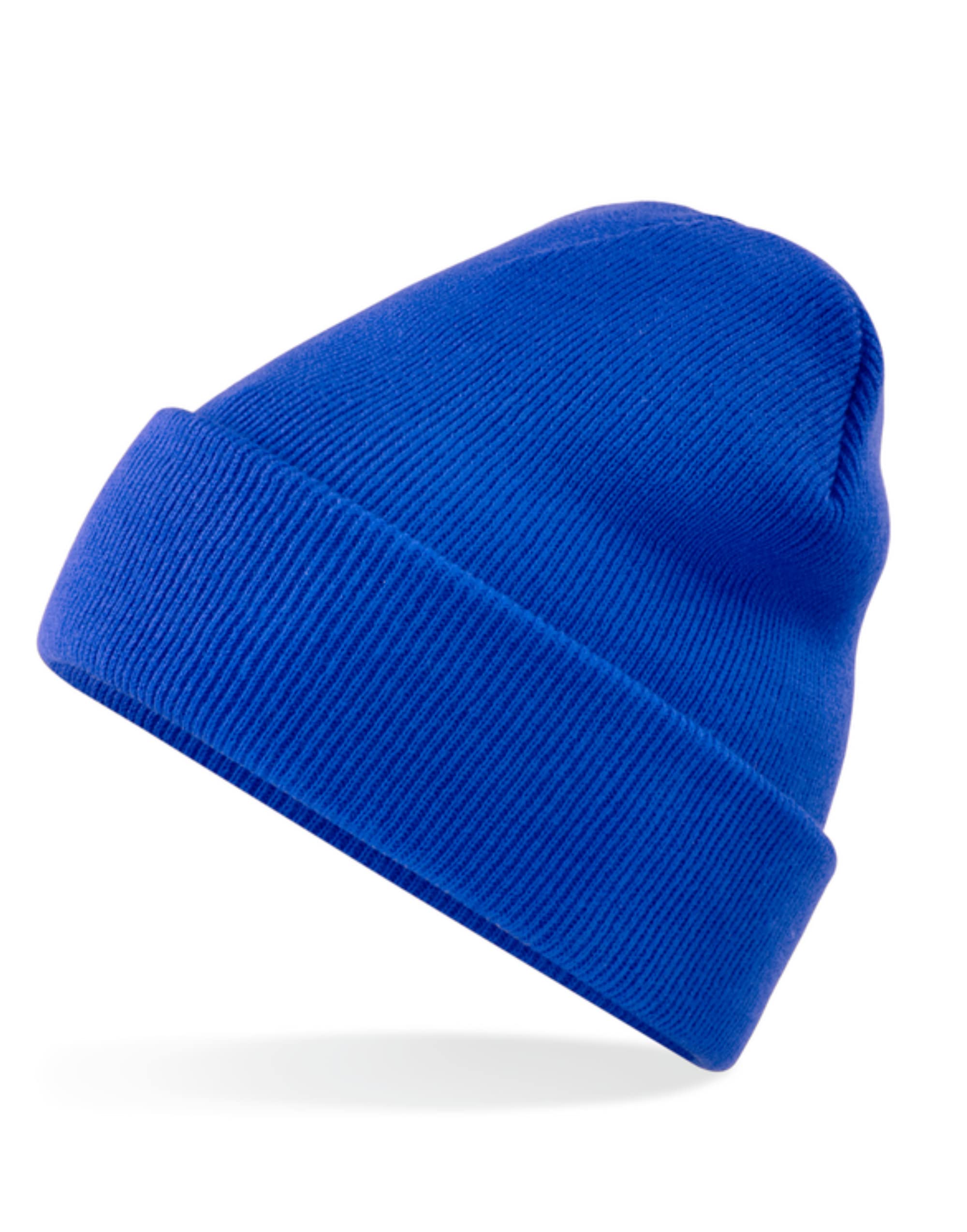 Aremie Winter Beanie Hats for Men and Women, Unisex Cuffed Winter Hats, Acrylic Knit Hats, Breathable Soft Warm Knitted Beanies Cap, Bright Royal Blue