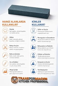 Transformacion Bıçak Bileme Taşı 2 Yüzey, 720659