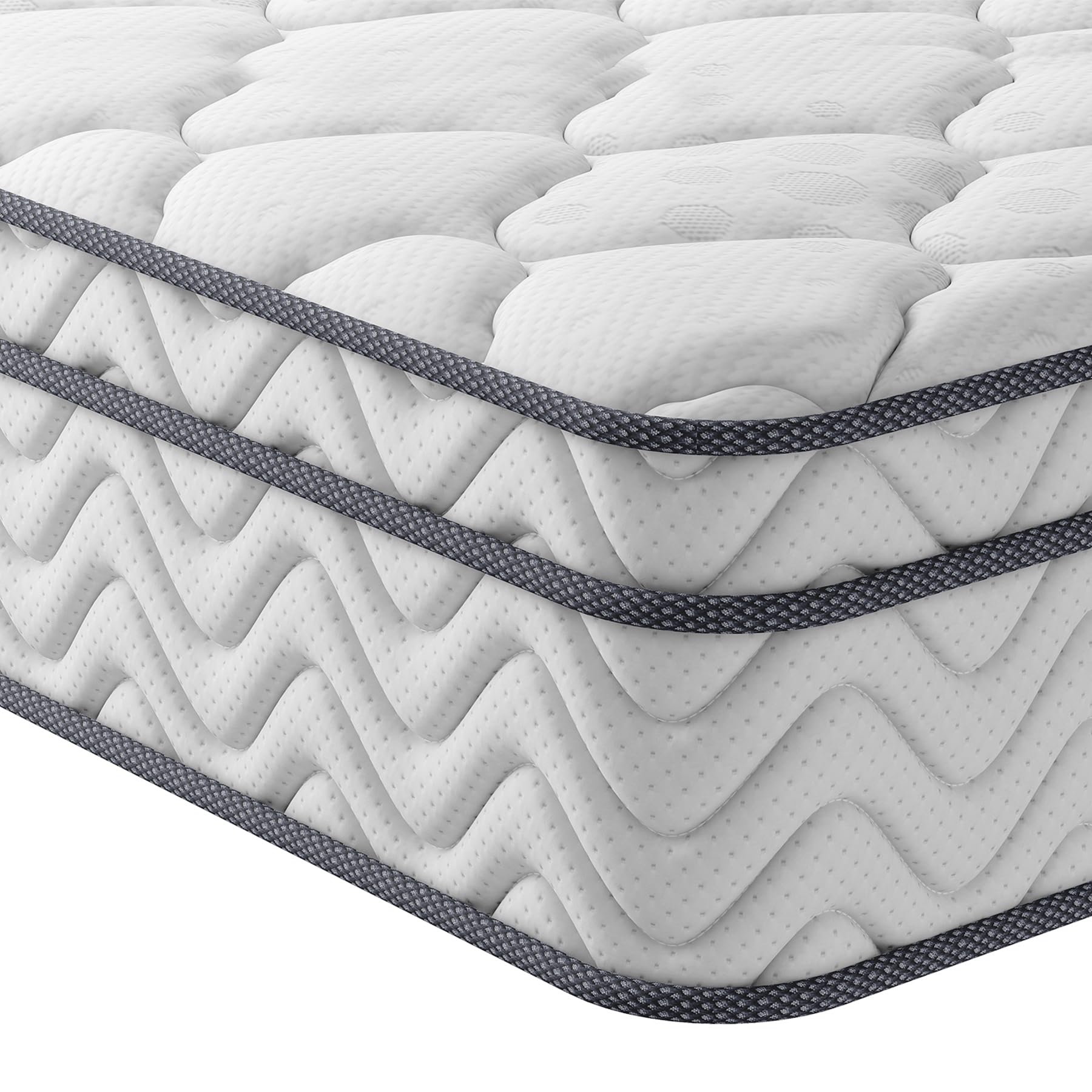 Vesgantti Matratze 160x200 höhe 22cm H3 7-Zonen Taschenfederkernmatratze Mittelfeste Orthopädischem Kaltschaummatratze Öko-Tex Zertifiziert Matratzen Klassik BoxTop