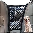 DYKESON Dog Car Net Barrier Pet Barrier with Car Mesh Organizer for Dog & Child, Safety Divider with Storage Pouch, Easy Install for Cars & SUVs