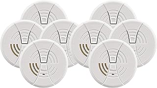 First Alert FG200B Family Gard Basics Smoke Alarm 8-Pack | Battery Operated Smoke Detector
